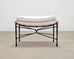 Pair of Mario Papperzini Amalfi Iron Lounge Chairs and Ottomans