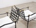Pair of Mario Papperzini Amalfi Iron Lounge Chairs and Ottomans