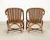 Pair of McGuire Organic Modern Rattan and Cane Armchairs