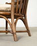 Pair of McGuire Organic Modern Rattan and Cane Armchairs