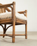 Pair of McGuire Organic Modern Rattan and Cane Armchairs