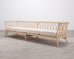 Pair of McGuire Organic Modern Rattan Cathedral Sofas 7 Ft 9 Ft