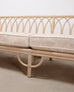 Pair of McGuire Organic Modern Rattan Cathedral Sofas 7 Ft 9 Ft