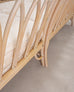 Pair of McGuire Organic Modern Rattan Cathedral Sofas 7 Ft 9 Ft