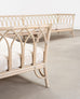 Pair of McGuire Organic Modern Rattan Cathedral Sofas 7 Ft 9 Ft