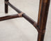 Pair of McGuire Chinese Chippendale Rattan Fretwork Armchairs