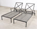 Pair of McKinnon and Harris Beaufort Sun Chaise Lounges