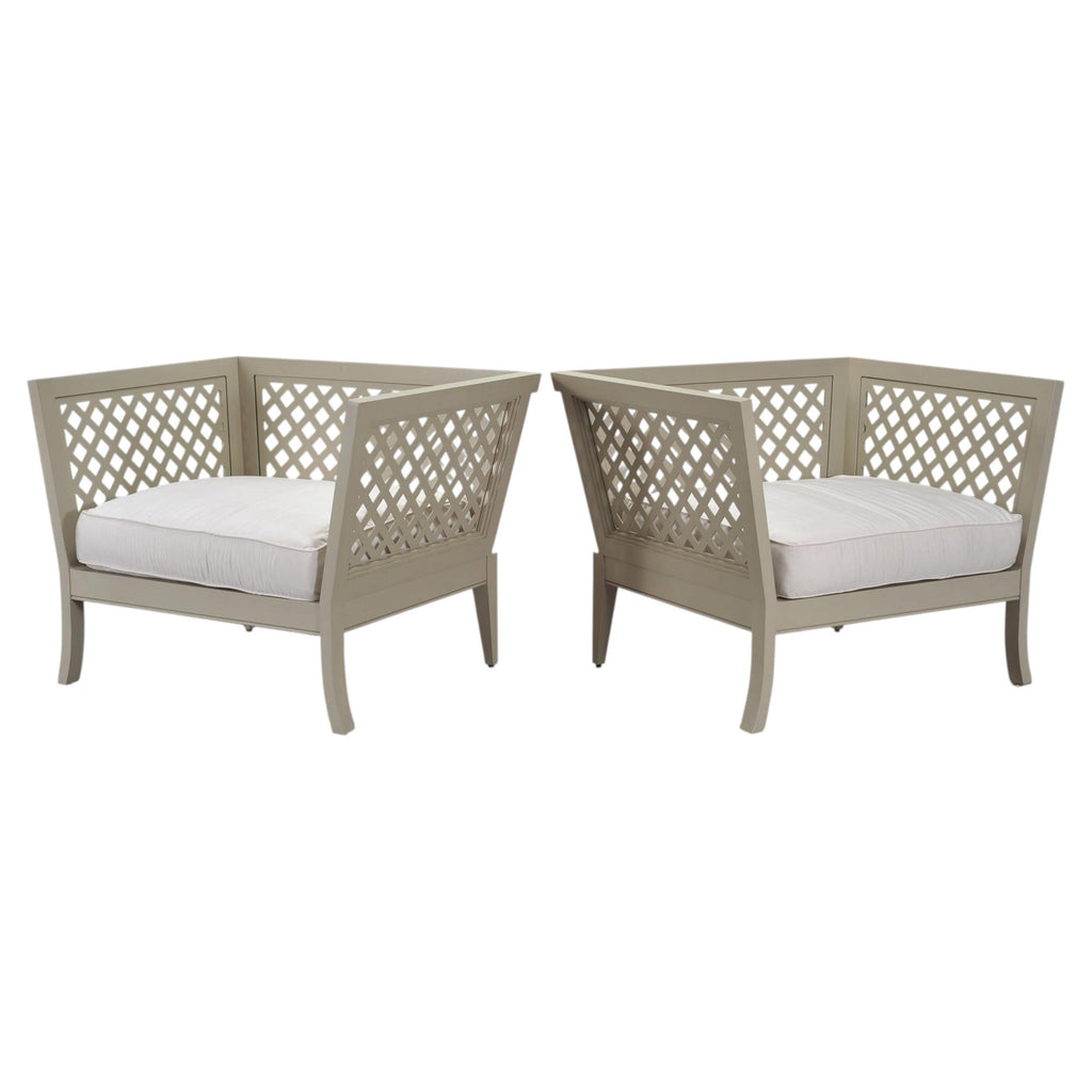 Pair of McKinnon and Harris duVal-Alexander Garden Club Chairs