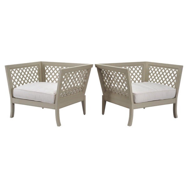 Pair of McKinnon and Harris duVal-Alexander Garden Club Chairs