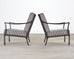 Pair of McKinnon and Harris Beaufort Aluminum Club Chairs