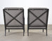 Pair of McKinnon and Harris Beaufort Aluminum Club Chairs