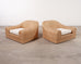 Pair of Michael Taylor Jennifer All-Weather Wicker Lounge Chairs