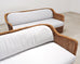 Pair of Michael Taylor Style Organic Modern Wicker Rattan Sofas