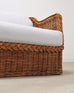 Pair of Michael Taylor Style Organic Modern Wicker Rattan Sofas