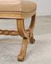 Pair of Michael Taylor Neoclassical Curule d'Orsay Ottoman Benches