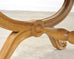 Pair of Michael Taylor Neoclassical Curule d'Orsay Ottoman Benches