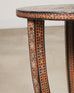 Pair of Moorish Geometric Mother-of-Pearl Inlaid Drink Tables