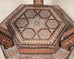 Pair of Moorish Geometric Mother-of-Pearl Inlaid Drink Tables