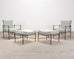 Pair of Mario Papperzini Amalfi Iron Lounge Chairs and Ottomans