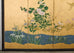 Pair of Japanese Meiji Screens Blossoms of Spring, Summer and Autumn