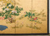 Pair of Japanese Meiji Screens Blossoms of Spring, Summer and Autumn