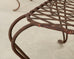 Pair of Rose Tarlow Twig Iron Garden Lattice Side Tables