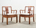Pair of Chinese Export Ming Dynasty-Style Hardwood Armchairs