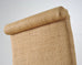 Pair of Skirted Scroll-Back Woven Raffia Slipper Chairs