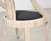 Pair of Maitland Smith Attributed Tessellated Stone Gondola Chairs