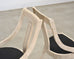 Pair of Maitland Smith Attributed Tessellated Stone Gondola Chairs