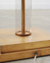 Pair of Charles Hollis Jones Style Lucite Column Floor Lamps