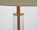 Pair of Charles Hollis Jones Style Lucite Column Floor Lamps