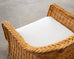 Pair of Organic Modern Rattan Wicker Lounge Armchairs