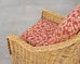 Pair of Bielecky Brothers Rattan Wicker Lounge Chairs + Ottoman