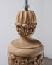 Pair of RH French Baroque Style Carved Wood 8-Arm Chandeliers