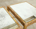 Pair of Nancy Corzine Gilt Curtain Side End Tables