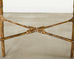 Pair of Nancy Corzine Gilt Curtain Side End Tables