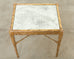 Pair of Nancy Corzine Gilt Curtain Side End Tables