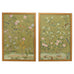Pair of Chelsea House Edgedale Chinoiserie Painted Silk Panels
