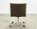 Bert England Office Swivel Steel Desk Armchair for Stow Davis
