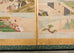 Pair Japanese Edo Six Panel Screens Tale of Genji