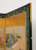 Pair Japanese Edo Six Panel Screens Tale of Genji