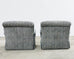 Pair of A. Rudin Attributed Upholstered Lounge Chairs