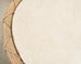 Pair of Danny Ho Fong Organic Modern Rattan Marble Tables