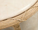 Pair of Danny Ho Fong Organic Modern Rattan Marble Tables