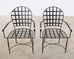 Pair of Mario Papperzini for Salterini Style Garden Dining Chairs