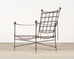 Mario Papperzini Amalfi Iron Garden Lounge Chair + Ottoman