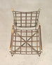 Mario Papperzini Amalfi Iron Garden Lounge Chair + Ottoman