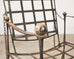 Mario Papperzini Amalfi Iron Garden Lounge Chair + Ottoman