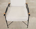 Janus et Cie Amalfi Lounge Chair and Ottoman After Papperzini